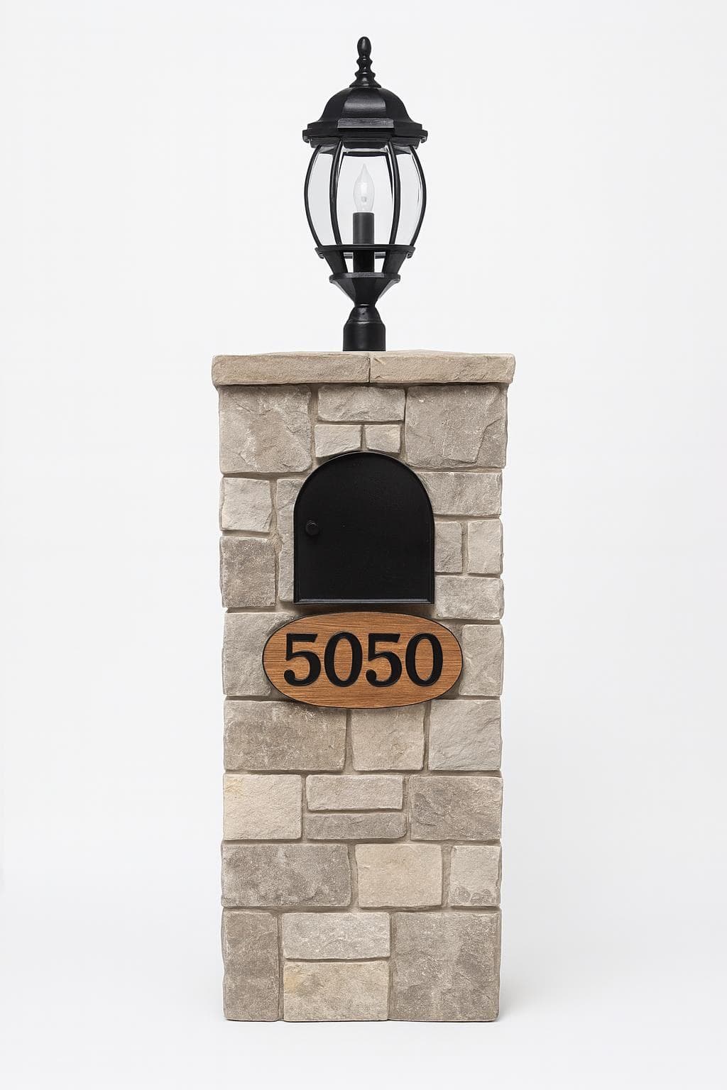 The Lantern stone mailbox catalog design